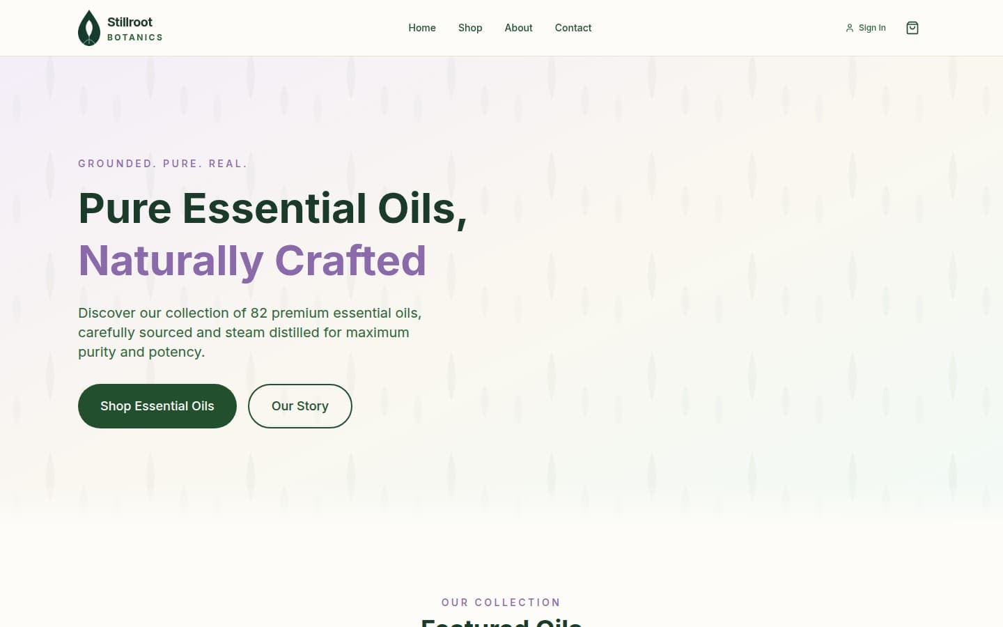 Stillroot Botanics screenshot